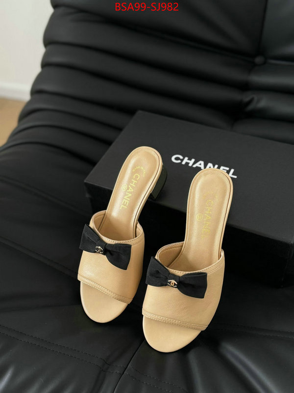 Women Shoes-Chanel high-end designer ID: SJ982 $: 99USD