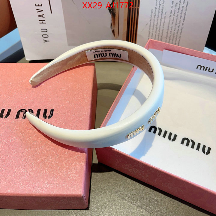 Hair band-MIU MIU the best quality replica ID: AJ1772 $: 29USD