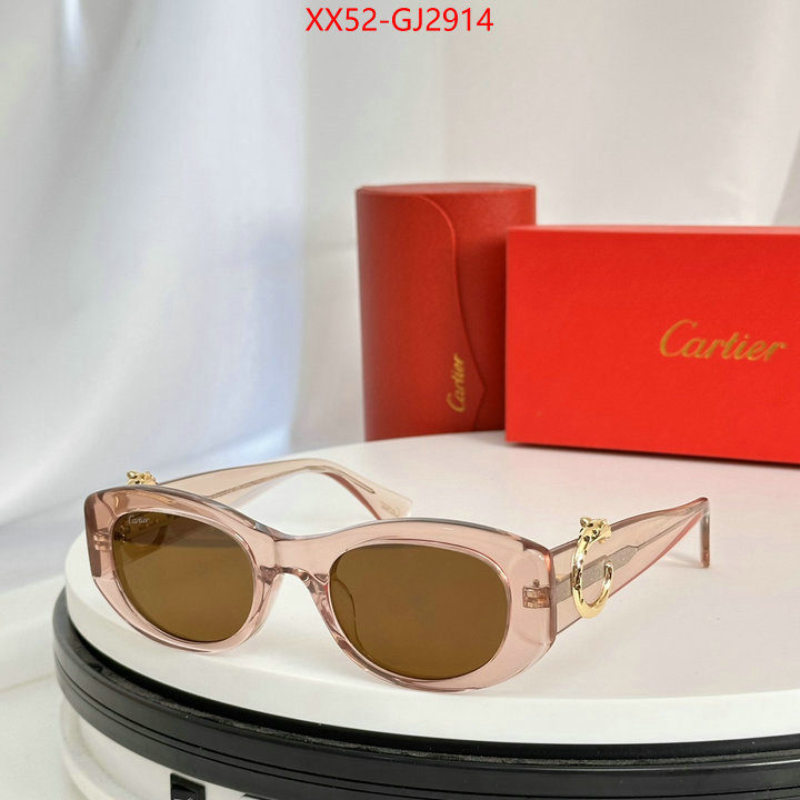 Glasses-Cartier buy luxury 2024 ID: GJ2914 $: 52USD