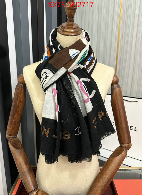 Scarf-Chanel top designer replica ID: MJ2717 $: 75USD