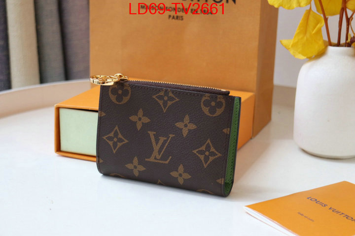 LV Bags(TOP)-Wallet high quality customize ID: TV2661 $: 69USD,