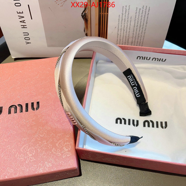 Hair band-MIU MIU buy 2024 replica ID: AJ1786 $: 29USD