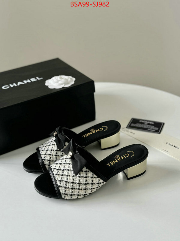 Women Shoes-Chanel high-end designer ID: SJ982 $: 99USD