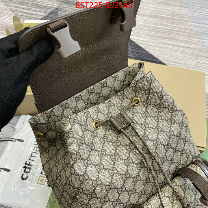 Gucci Bags(TOP)-Backpack- outlet 1:1 replica ID: BJ2143 $: 225USD,