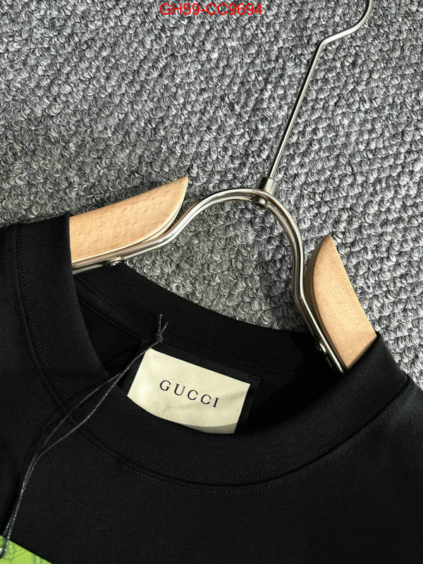 Clothing-Gucci wholesale designer shop ID: CC9694 $: 59USD