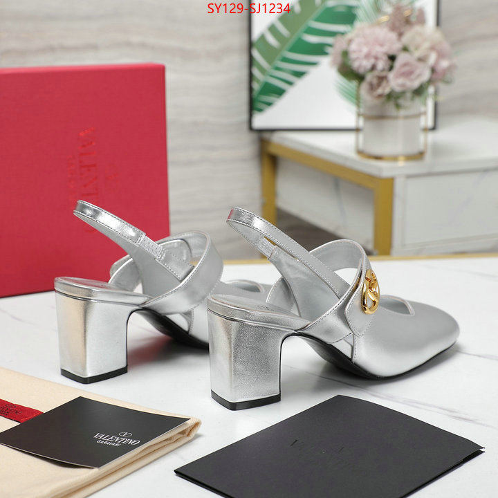 Women Shoes-Valentino replica shop ID: SJ1234 $: 129USD