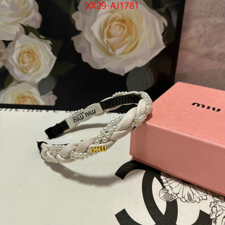 Hair band-MIU MIU replica best ID: AJ1781 $: 29USD