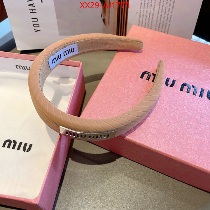 Hair band-MIU MIU knockoff highest quality ID: AJ1775 $: 29USD