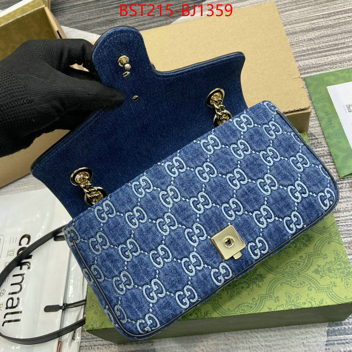 Gucci Bags(TOP)-Marmont 2024 replica wholesale cheap sales online ID: BJ1359 $: 215USD,