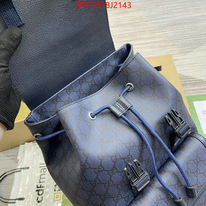 Gucci Bags(TOP)-Backpack- outlet 1:1 replica ID: BJ2143 $: 225USD,