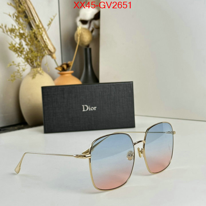 Glasses-Dior where quality designer replica ID: GV2651 $: 45USD