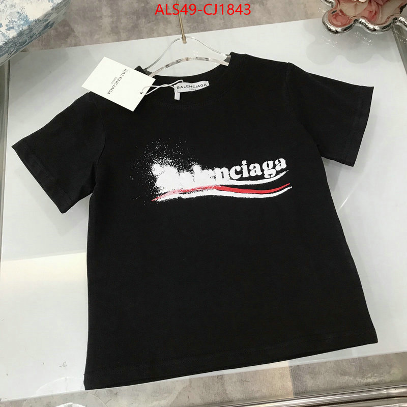 Kids clothing-Balenciaga aaaaa quality replica ID: CJ1843 $: 49USD