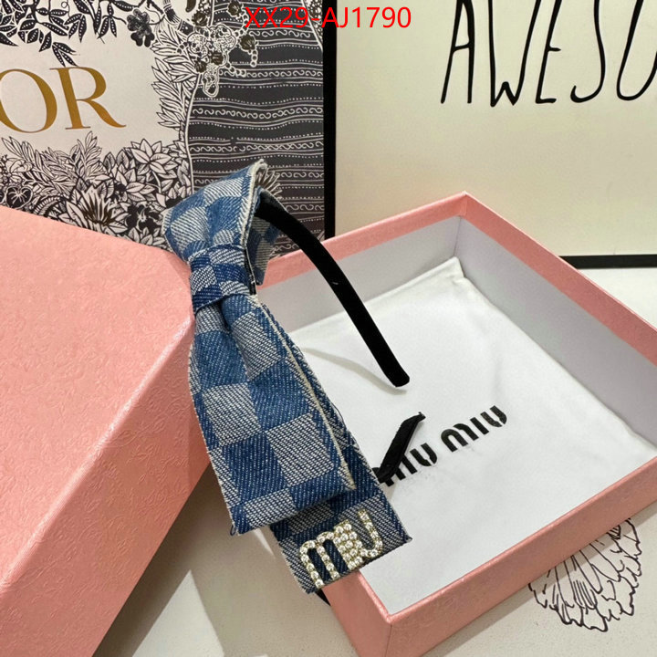 Hair band-MIU MIU cheap ID: AJ1790 $: 29USD