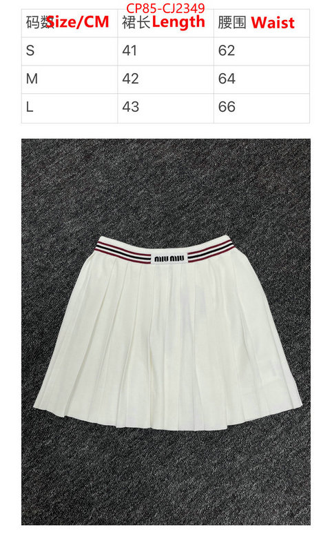 Clothing-MIU MIU 2024 perfect replica designer ID: CJ2349 $: 85USD