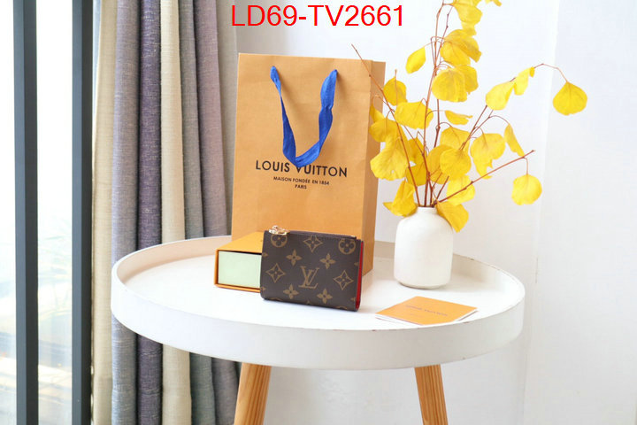 LV Bags(TOP)-Wallet high quality customize ID: TV2661 $: 69USD,