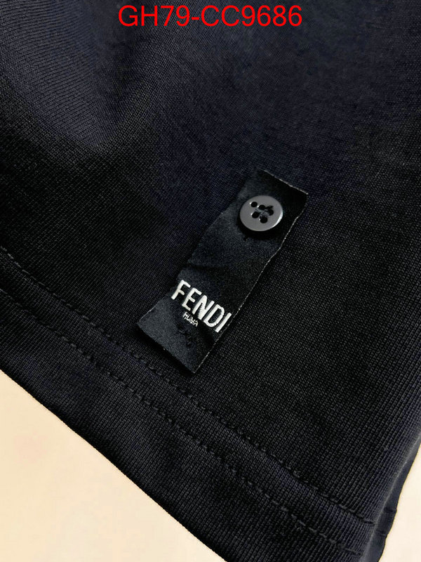 Clothing-Fendi best replica 1:1 ID: CC9686 $: 79USD