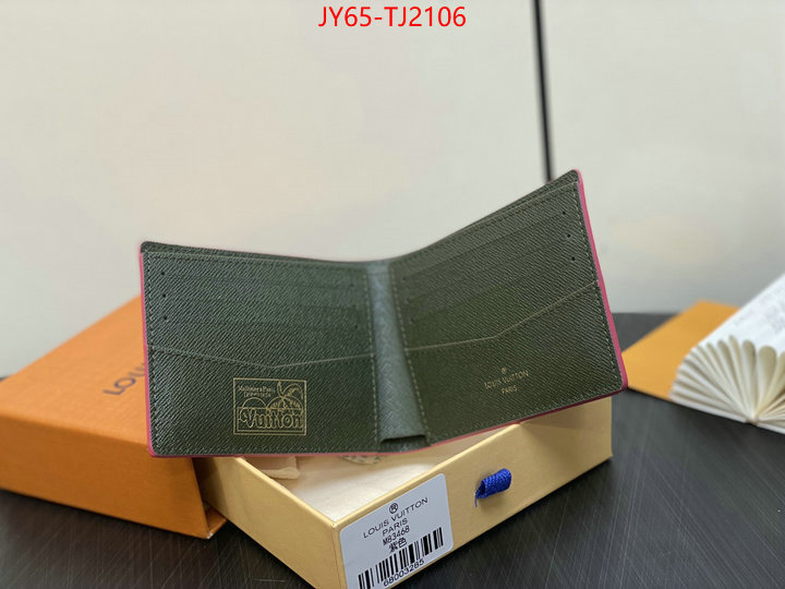 LV Bags(TOP)-Wallet best replica 1:1 ID: TJ2106 $: 65USD,