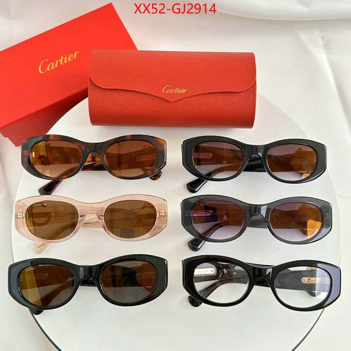 Glasses-Cartier buy luxury 2024 ID: GJ2914 $: 52USD