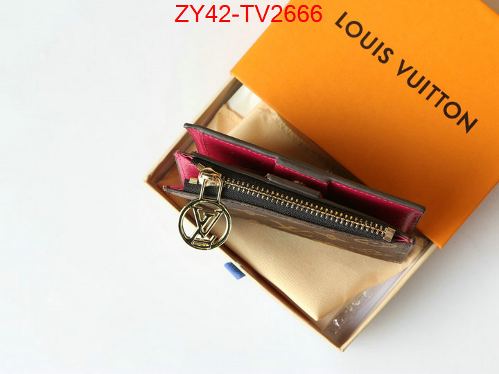 LV Bags(4A)-Wallet where quality designer replica ID: TV2666 $: 42USD,