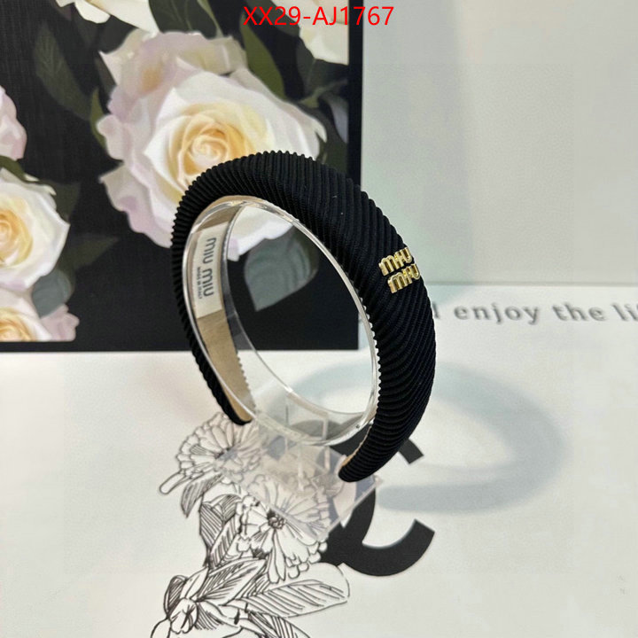 Hair band-MIU MIU replica 2024 perfect luxury ID: AJ1767 $: 29USD