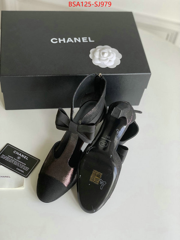 Women Shoes-Chanel for sale online ID: SJ979 $: 125USD