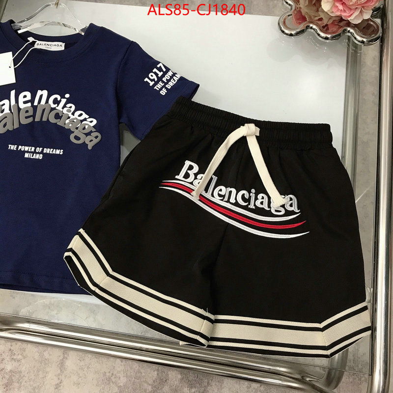 Kids clothing-Balenciaga replica 2024 perfect luxury ID: CJ1840 $: 85USD