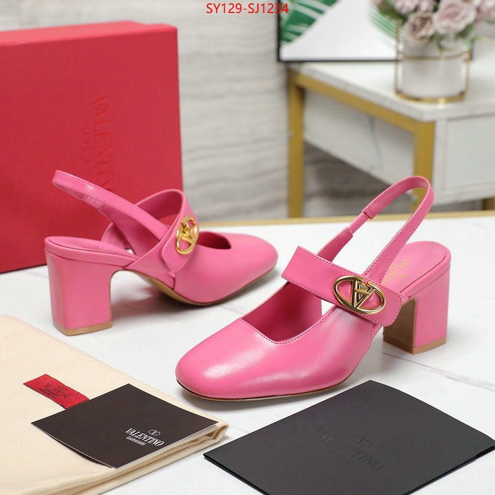 Women Shoes-Valentino replica shop ID: SJ1234 $: 129USD