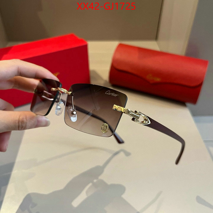 Glasses-Cartier best quality designer ID: GJ1725 $: 42USD