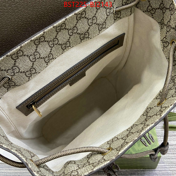 Gucci Bags(TOP)-Backpack- outlet 1:1 replica ID: BJ2143 $: 225USD,