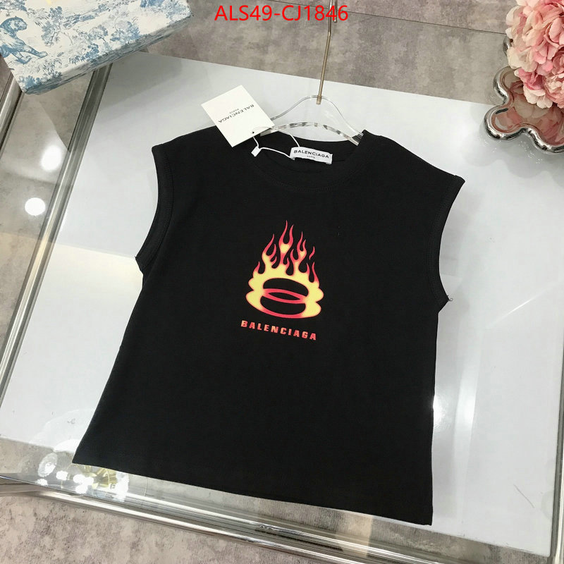 Kids clothing-Balenciaga 2024 perfect replica designer ID: CJ1846 $: 49USD