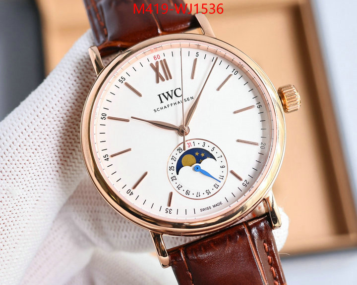 Watch(TOP)-IWC buy ID: WJ1536 $: 419USD