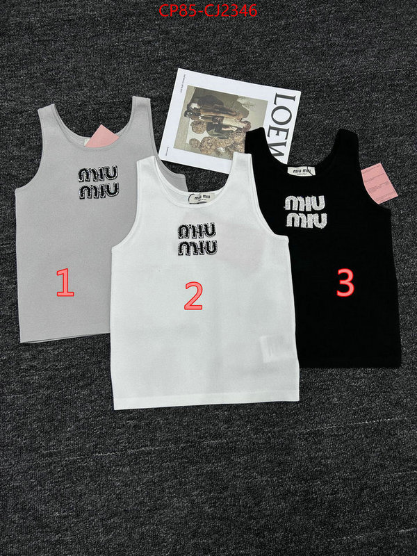 Clothing-MIU MIU unsurpassed quality ID: CJ2346 $: 85USD