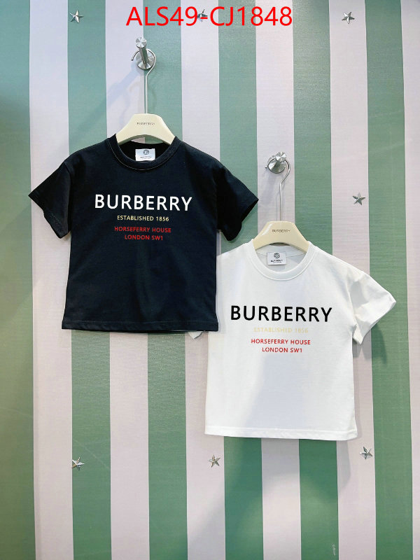 Kids clothing-Burberry high quality designer replica ID: CJ1848 $: 49USD