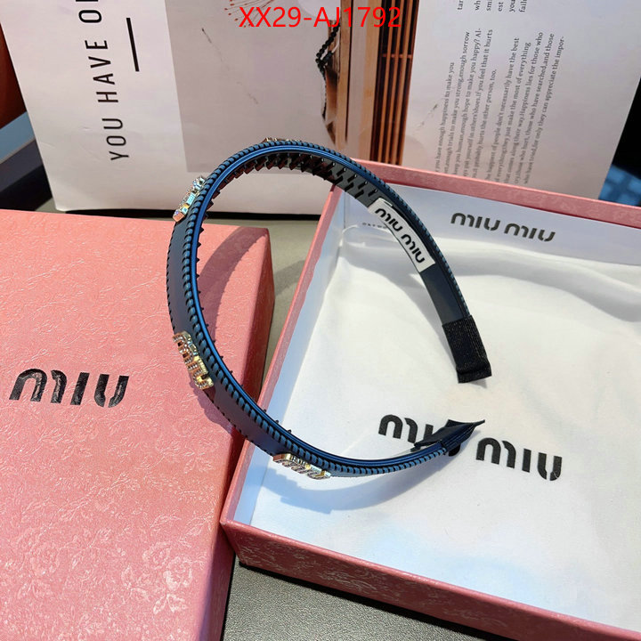 Hair band-MIU MIU top quality website ID: AJ1792 $: 29USD