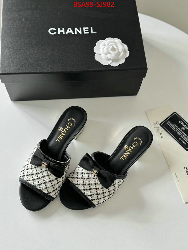 Women Shoes-Chanel high-end designer ID: SJ982 $: 99USD