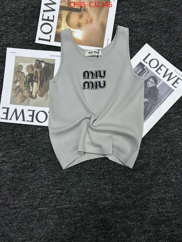 Clothing-MIU MIU unsurpassed quality ID: CJ2346 $: 85USD