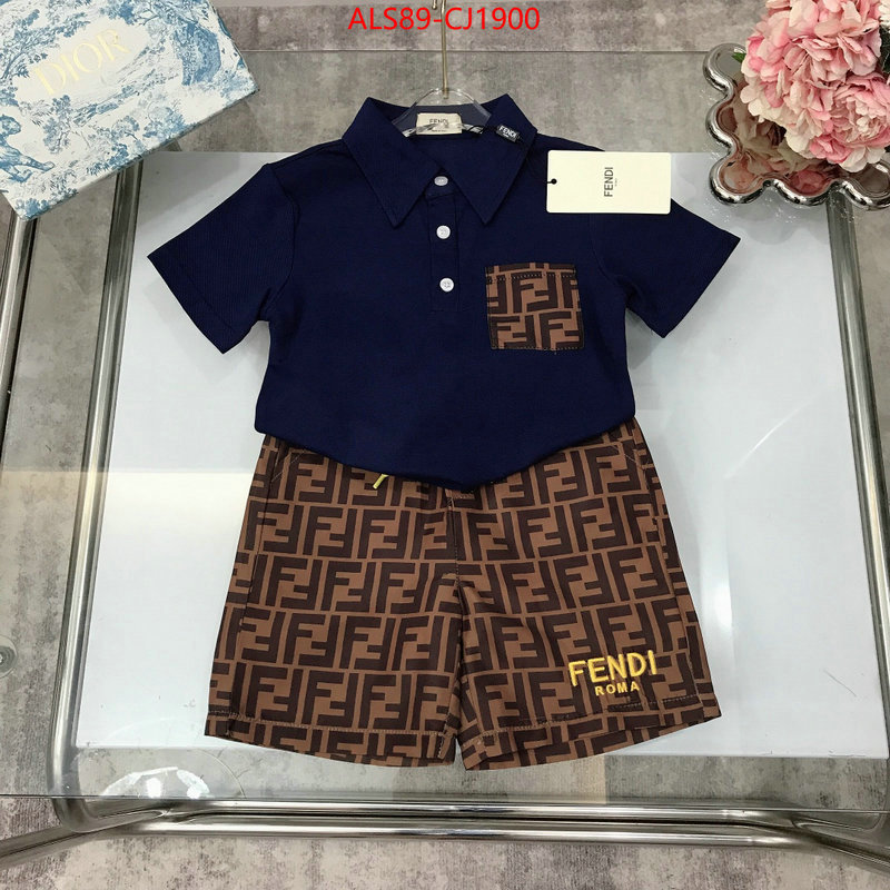 Kids clothing-Fendi top quality replica ID: CJ1900 $: 89USD