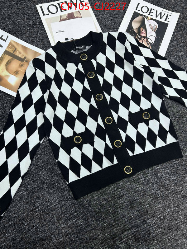 Clothing-Balmain highest product quality ID: CJ2227 $: 105USD