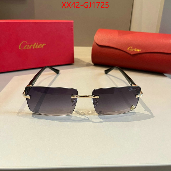 Glasses-Cartier best quality designer ID: GJ1725 $: 42USD