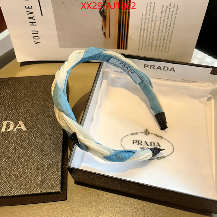 Hair band-Prada exclusive cheap ID: AJ1802 $: 29USD