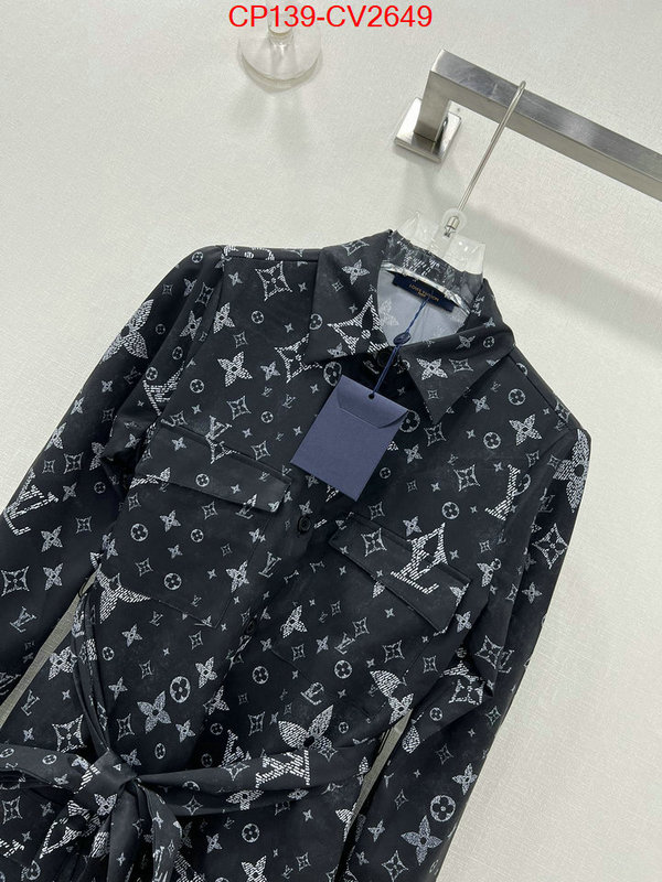 Clothing-LV outlet sale store ID: CV2649 $: 139USD