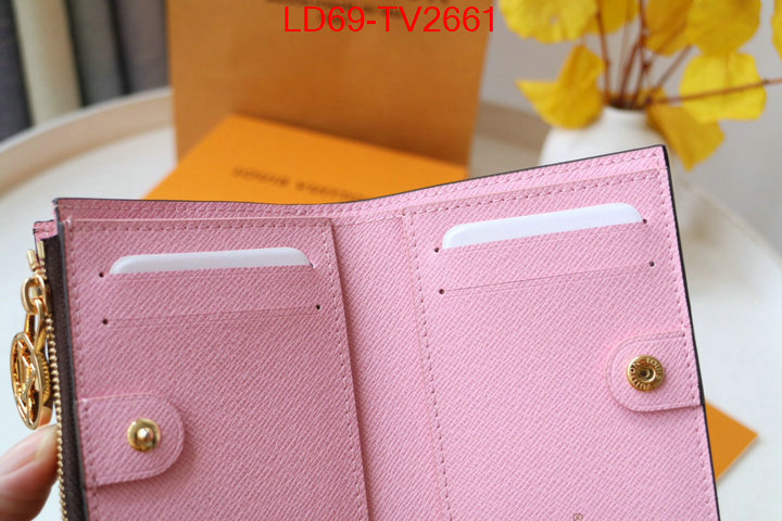 LV Bags(TOP)-Wallet high quality customize ID: TV2661 $: 69USD,