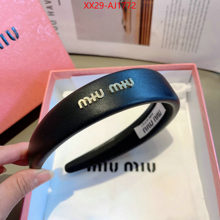 Hair band-MIU MIU the best quality replica ID: AJ1772 $: 29USD