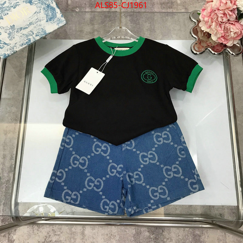 Kids clothing-Gucci luxury fake ID: CJ1961 $: 85USD