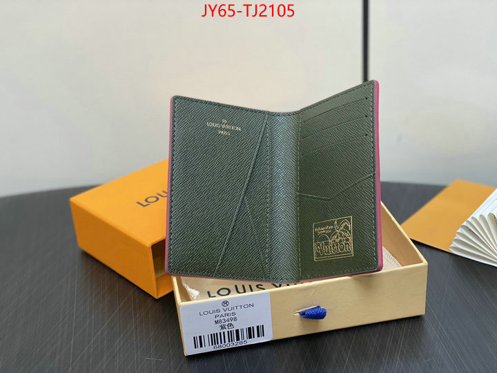 LV Bags(TOP)-Wallet sale outlet online ID: TJ2105 $: 65USD,