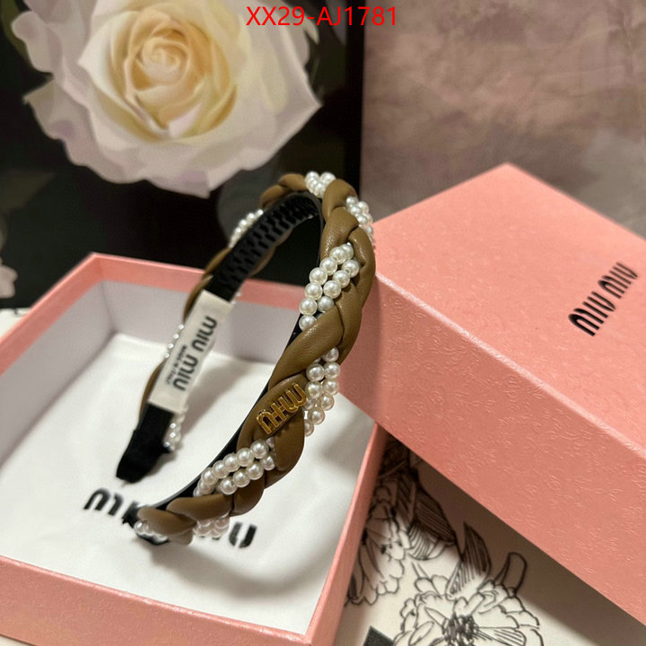 Hair band-MIU MIU replica best ID: AJ1781 $: 29USD