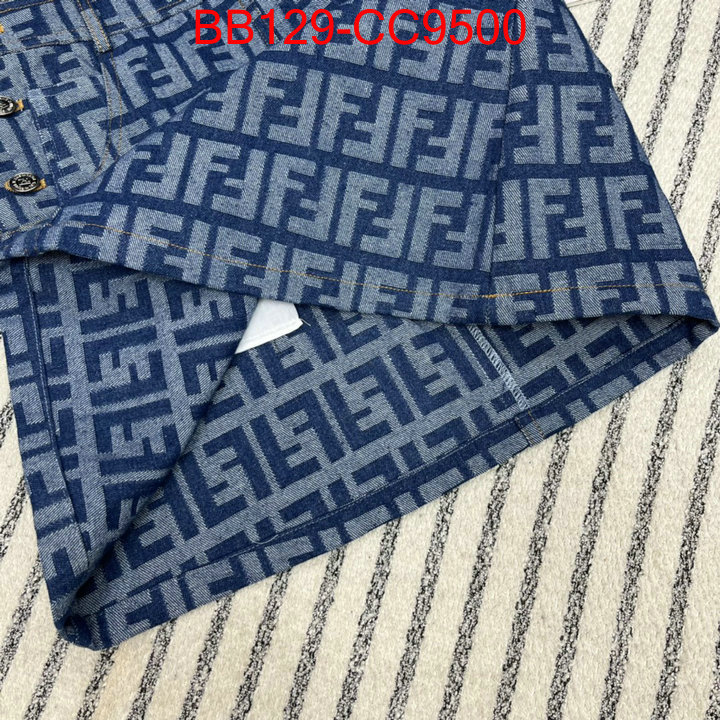 Clothing-Fendi customize best quality replica ID: CC9500 $: 129USD