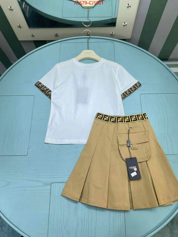 Kids clothing-Fendi wholesale 2024 replica ID: CJ1901 $: 79USD