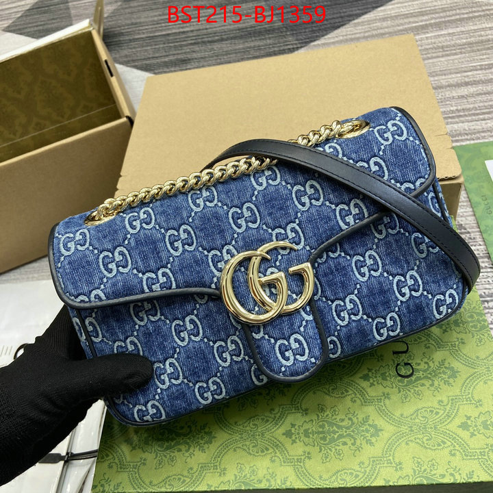 Gucci Bags(TOP)-Marmont 2024 replica wholesale cheap sales online ID: BJ1359 $: 215USD,
