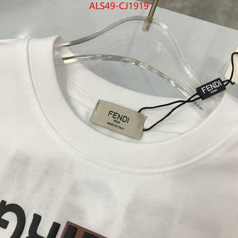 Kids clothing-Fendi wholesale 2024 replica ID: CJ1919 $: 49USD